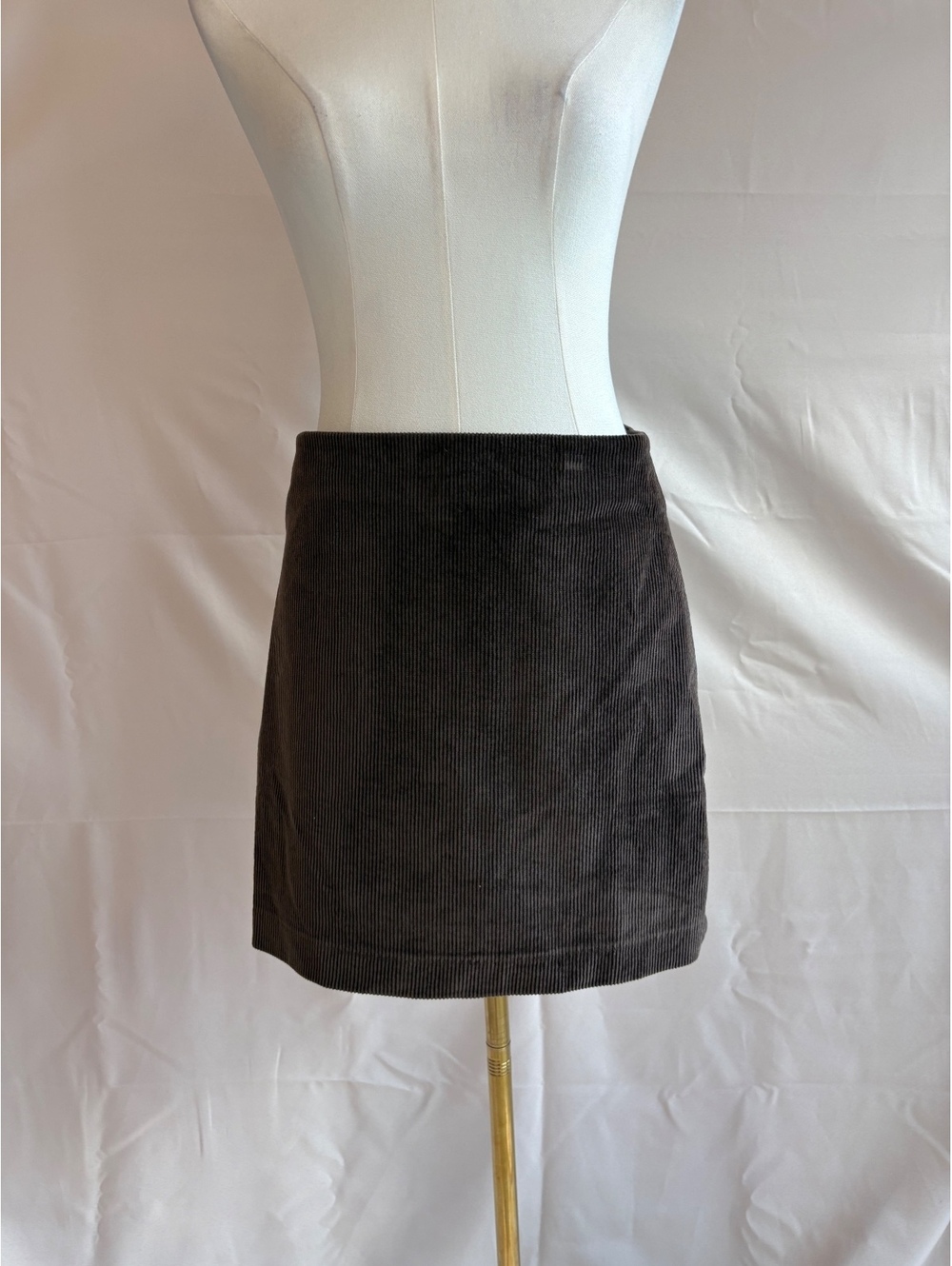 Madewell Women's Size 2 Brown Corduroy Mini Skirt